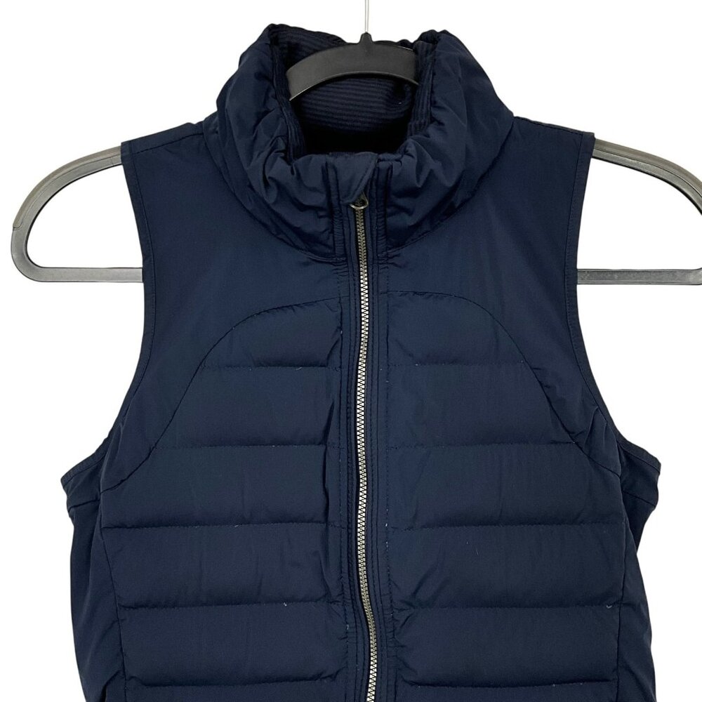 Lululemon Fluffed Up Vest Inkell Womens 4 Insulated Puffer Full Zip Running - Picture 2 of 11